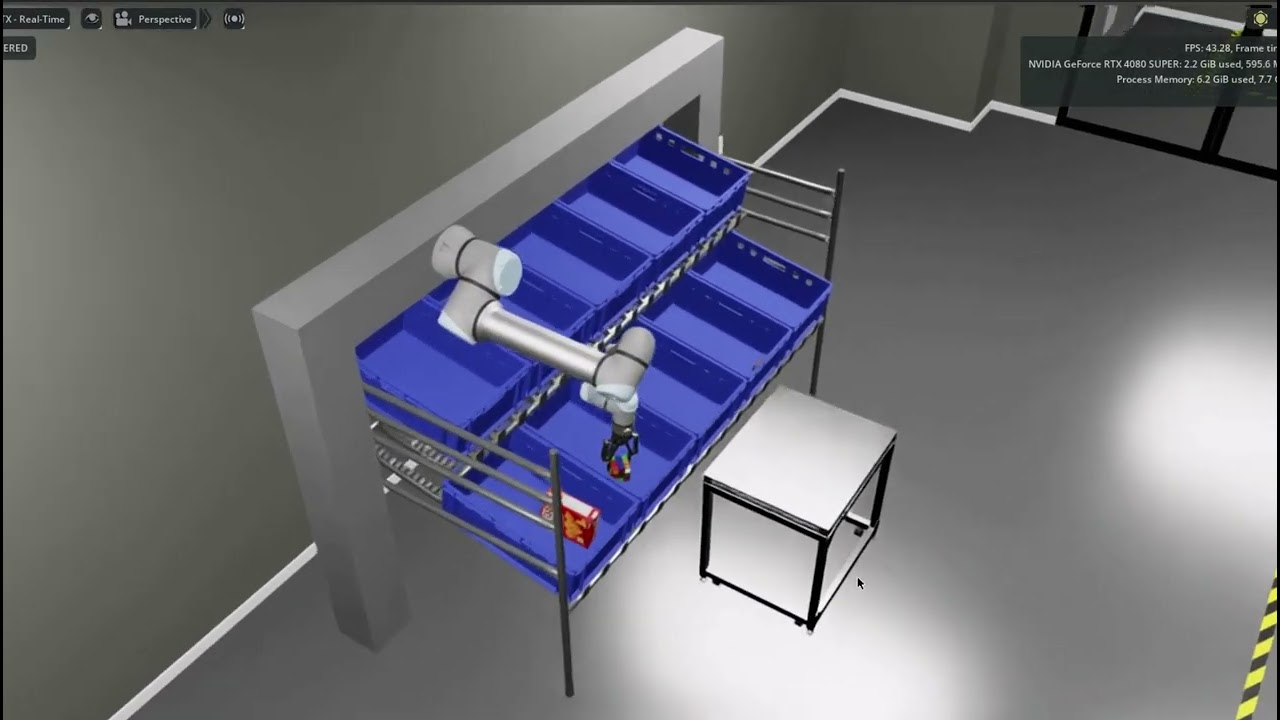RITA (Robot In The Air) simulation